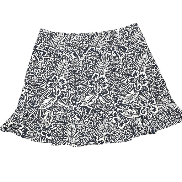 Tommy Bahama Everyday Active Skort Womens Small Navy White Floral UPF 30 - Picture 3 of 8